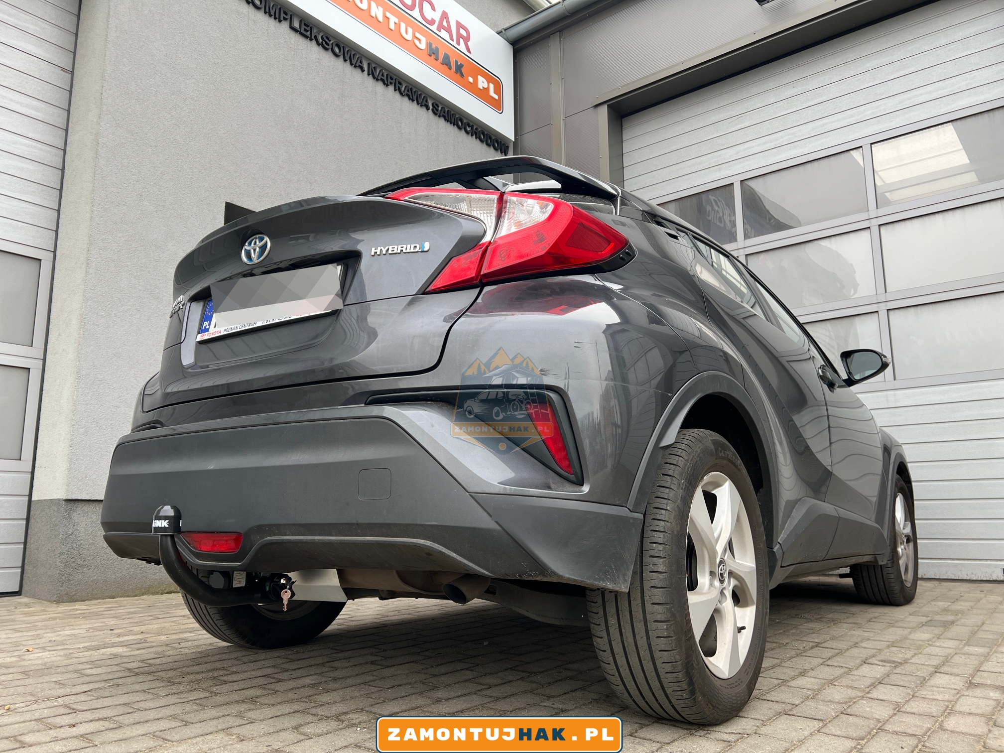 Toyota C-HR z hakiem Brink - gotowa na przewożenie ciężkich ładunków